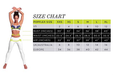 gymshark leggings size chart
